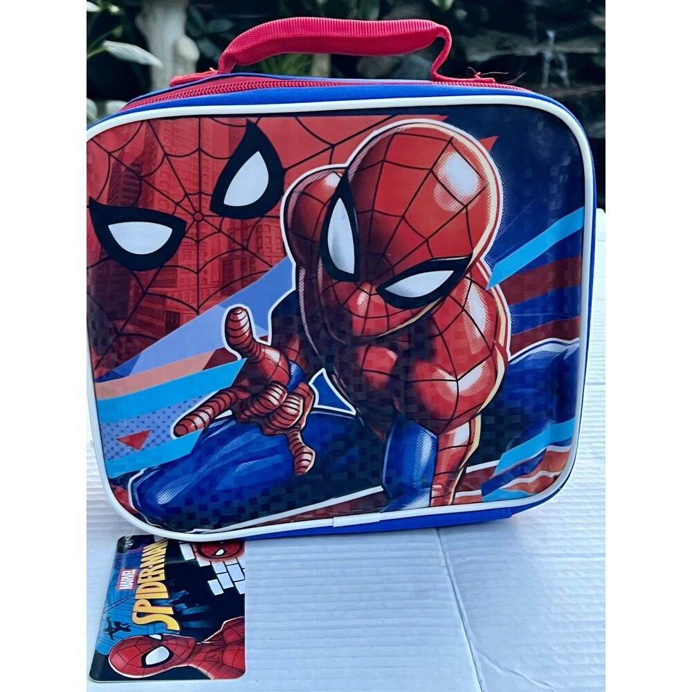 2026 Marvel Spider-Man Insulated Lunch Box Bag Fast Forward New With Tags